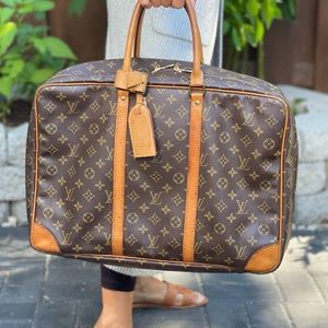 LOUIS VUITTON SIRIUS 45 TRAVEL HAND BAG PURSE MONOGRAM